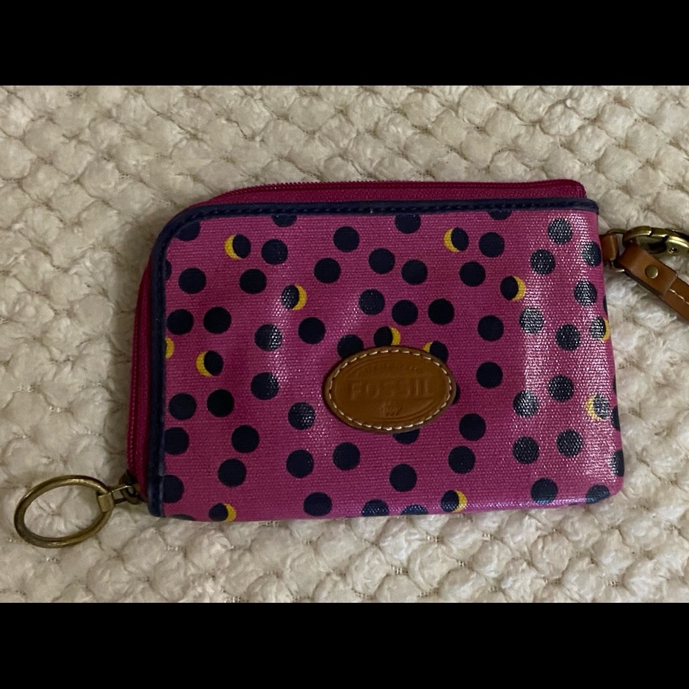 Fossil Wristlet + Card Holder
